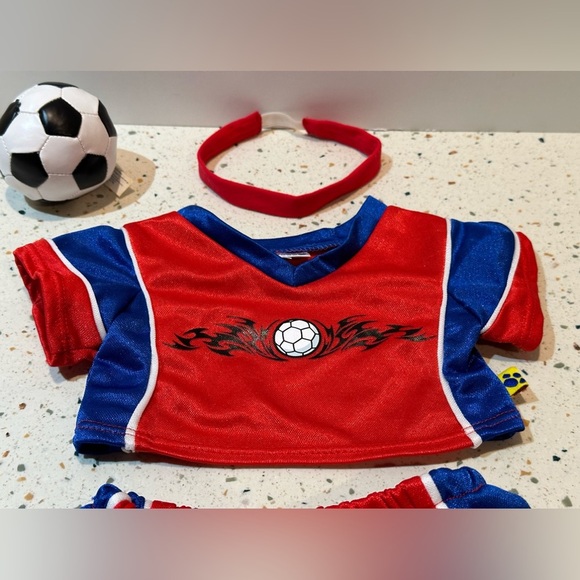 Build-A-Bear Soccer Outfit Clothing Bunny NOT Included in Sale - Picture 6 of 11